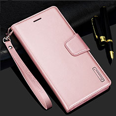 Custodia Portafoglio In Pelle Cover con Supporto L05 per Samsung Galaxy S21 Plus 5G Oro Rosa
