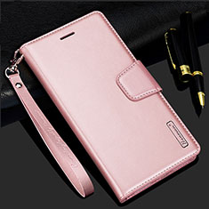 Custodia Portafoglio In Pelle Cover con Supporto L05 per Samsung Galaxy S21 Ultra 5G Oro Rosa