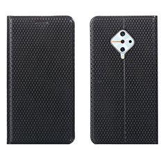 Custodia Portafoglio In Pelle Cover con Supporto L05 per Vivo X50 Lite Nero