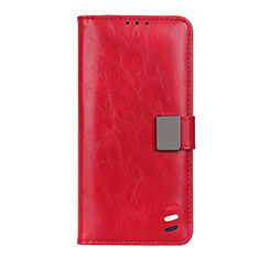 Custodia Portafoglio In Pelle Cover con Supporto L05 per Xiaomi Mi 10T Pro 5G Rosso