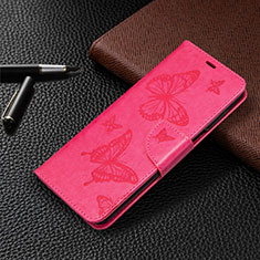 Custodia Portafoglio In Pelle Cover con Supporto L05 per Xiaomi Poco M2 Pro Rosa Caldo