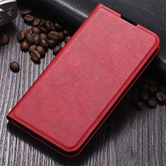 Custodia Portafoglio In Pelle Cover con Supporto L05 per Xiaomi Redmi 8A Rosso
