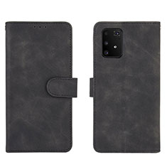 Custodia Portafoglio In Pelle Cover con Supporto L05Z per Samsung Galaxy A91 Nero