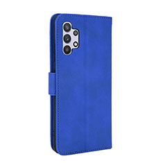 Custodia Portafoglio In Pelle Cover con Supporto L05Z per Samsung Galaxy M32 5G Blu