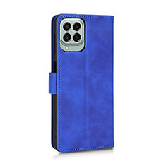 Custodia Portafoglio In Pelle Cover con Supporto L05Z per Samsung Galaxy M33 5G Blu