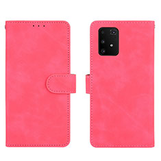Custodia Portafoglio In Pelle Cover con Supporto L05Z per Samsung Galaxy M80S Rosa Caldo