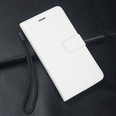 Custodia Portafoglio In Pelle Cover con Supporto L06 per Huawei Honor 9X Bianco