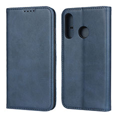 Custodia Portafoglio In Pelle Cover con Supporto L06 per Huawei Nova 4e Blu