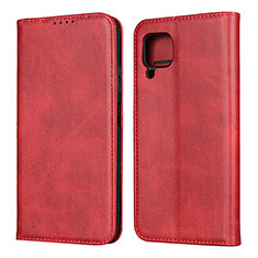 Custodia Portafoglio In Pelle Cover con Supporto L06 per Huawei Nova 6 SE Rosso