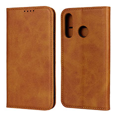 Custodia Portafoglio In Pelle Cover con Supporto L06 per Huawei P30 Lite New Edition Arancione