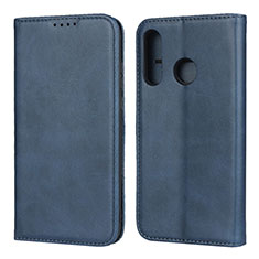 Custodia Portafoglio In Pelle Cover con Supporto L06 per Huawei P30 Lite XL Blu