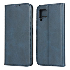Custodia Portafoglio In Pelle Cover con Supporto L06 per Huawei P40 Lite Blu