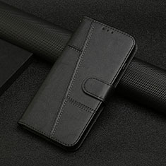 Custodia Portafoglio In Pelle Cover con Supporto L06 per Motorola Moto Edge 20 Pro 5G Nero