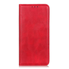 Custodia Portafoglio In Pelle Cover con Supporto L06 per Realme C17 Rosso