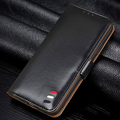 Custodia Portafoglio In Pelle Cover con Supporto L06 per Samsung Galaxy A41 Nero