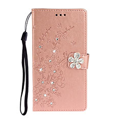 Custodia Portafoglio In Pelle Cover con Supporto L06 per Samsung Galaxy A51 5G Rosa