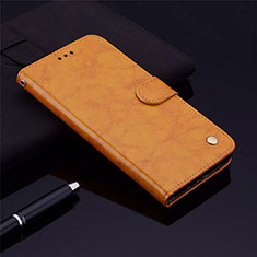 Custodia Portafoglio In Pelle Cover con Supporto L06 per Samsung Galaxy M31 Prime Edition Arancione
