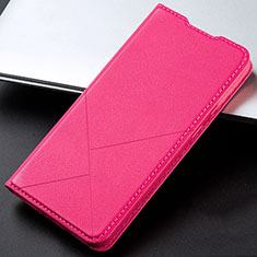 Custodia Portafoglio In Pelle Cover con Supporto L06 per Xiaomi Redmi K30 5G Rosa Caldo