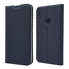 Custodia Portafoglio In Pelle Cover con Supporto L06 per Xiaomi Redmi Note 7 Blu