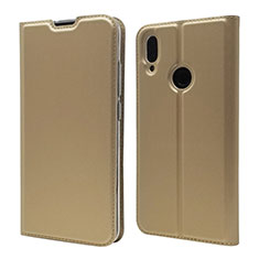 Custodia Portafoglio In Pelle Cover con Supporto L06 per Xiaomi Redmi Note 7 Pro Oro