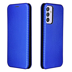 Custodia Portafoglio In Pelle Cover con Supporto L06Z per Samsung Galaxy A05s Blu