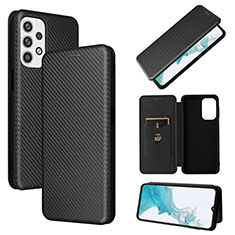 Custodia Portafoglio In Pelle Cover con Supporto L06Z per Samsung Galaxy A23 5G Nero