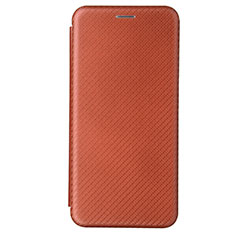 Custodia Portafoglio In Pelle Cover con Supporto L06Z per Samsung Galaxy A41 SC-41A Marrone
