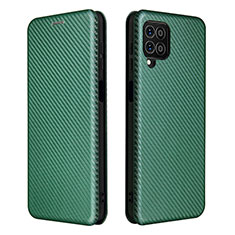 Custodia Portafoglio In Pelle Cover con Supporto L06Z per Samsung Galaxy F62 5G Verde
