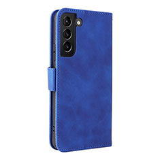 Custodia Portafoglio In Pelle Cover con Supporto L06Z per Samsung Galaxy S21 Plus 5G Blu