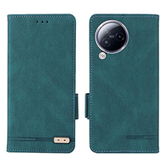 Custodia Portafoglio In Pelle Cover con Supporto L06Z per Xiaomi Civi 3 5G Verde