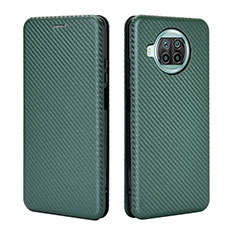 Custodia Portafoglio In Pelle Cover con Supporto L06Z per Xiaomi Mi 10T Lite 5G Verde