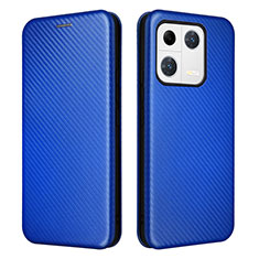 Custodia Portafoglio In Pelle Cover con Supporto L06Z per Xiaomi Mi 13 Pro 5G Blu