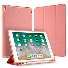 Custodia Portafoglio In Pelle Cover con Supporto L07 per Apple iPad Pro 10.5 Oro Rosa