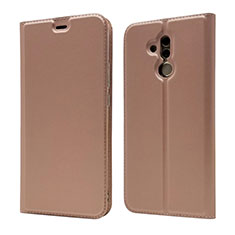 Custodia Portafoglio In Pelle Cover con Supporto L07 per Huawei Mate 20 Lite Oro Rosa