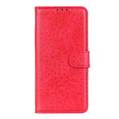 Custodia Portafoglio In Pelle Cover con Supporto L07 per LG K41S Rosso