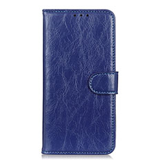 Custodia Portafoglio In Pelle Cover con Supporto L07 per Samsung Galaxy A01 Core Blu