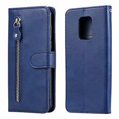 Custodia Portafoglio In Pelle Cover con Supporto L07 per Xiaomi Poco M2 Pro Blu