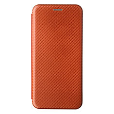 Custodia Portafoglio In Pelle Cover con Supporto L07Z per Samsung Galaxy M32 4G Marrone
