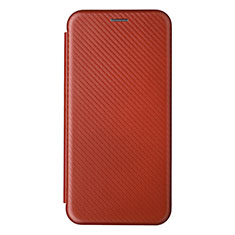 Custodia Portafoglio In Pelle Cover con Supporto L07Z per Samsung Galaxy M52 5G Marrone