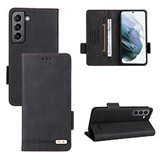 Custodia Portafoglio In Pelle Cover con Supporto L07Z per Samsung Galaxy S23 Plus 5G Nero