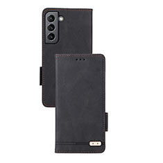 Custodia Portafoglio In Pelle Cover con Supporto L07Z per Samsung Galaxy S24 5G Nero