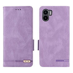 Custodia Portafoglio In Pelle Cover con Supporto L07Z per Xiaomi Redmi A2 Plus Viola