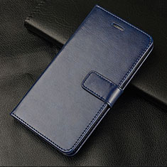 Custodia Portafoglio In Pelle Cover con Supporto L08 per Huawei Honor 10 Lite Blu