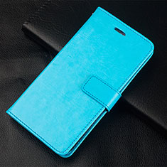 Custodia Portafoglio In Pelle Cover con Supporto L08 per Huawei Honor 10 Lite Cielo Blu