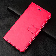 Custodia Portafoglio In Pelle Cover con Supporto L08 per Huawei Honor 10 Lite Rosa Caldo