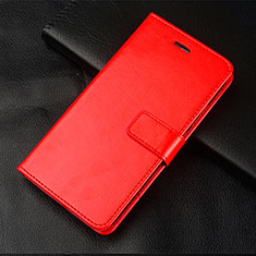Custodia Portafoglio In Pelle Cover con Supporto L08 per Huawei Honor 10 Lite Rosso
