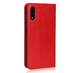 Custodia Portafoglio In Pelle Cover con Supporto L08 per Huawei Honor 9X Rosso