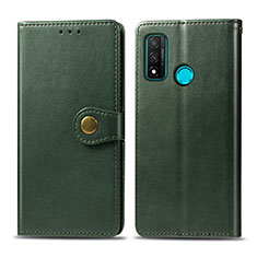 Custodia Portafoglio In Pelle Cover con Supporto L08 per Huawei Nova Lite 3 Plus Verde