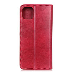 Custodia Portafoglio In Pelle Cover con Supporto L08 per Samsung Galaxy A71 5G Rosso