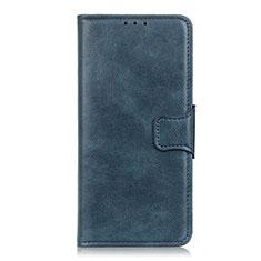 Custodia Portafoglio In Pelle Cover con Supporto L08 per Samsung Galaxy M11 Blu